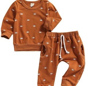 NEW Unisex Baby Sun Printed Jumpsuit🍁Fall Fave🍁